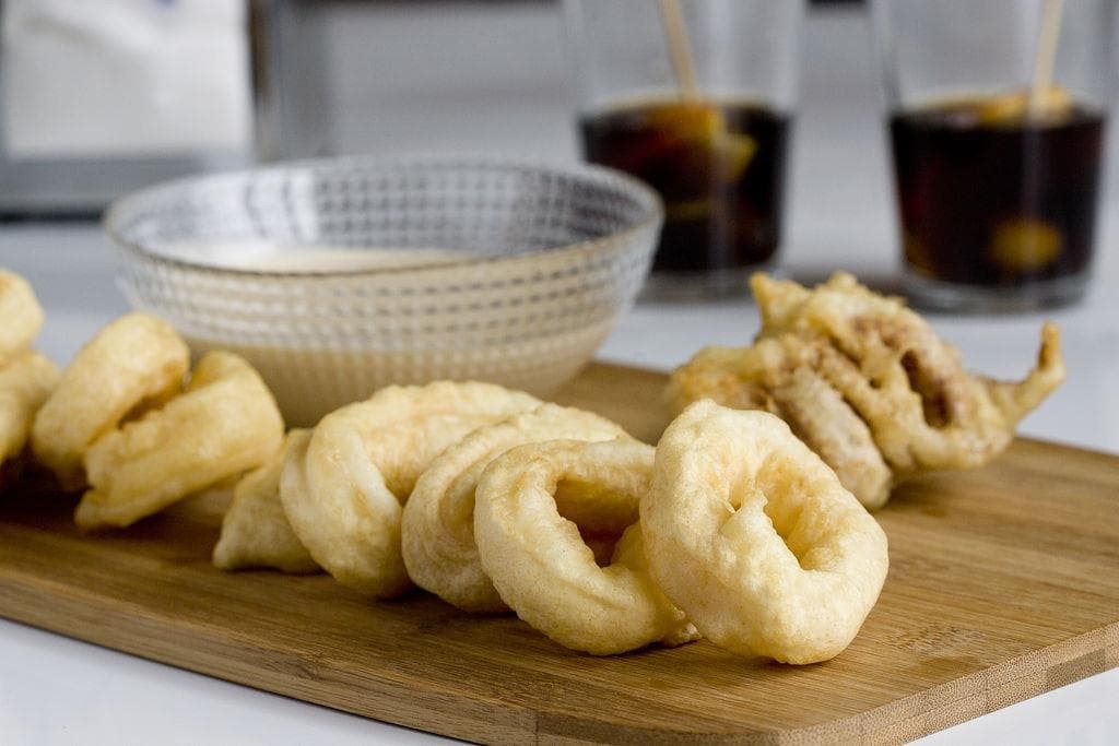 Luras en tempura con maionesa de limón - Imaxe 1