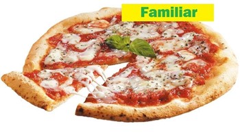 Pizza familiar de 5 ingredientes - Imaxe 1